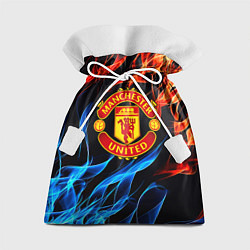 Мешок для подарков Манчестер Юнайтед огонь битва, цвет: 3D-принт
