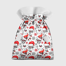 Подарочный мешок Новогодние черепа