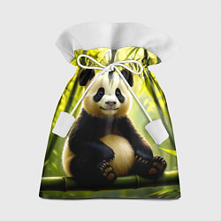 Мешок для подарков Бамбуковый хранитель, цвет: 3D-принт