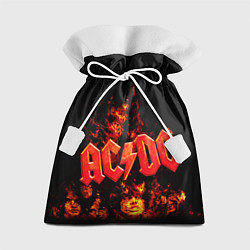 Мешок для подарков AC/DC Flame, цвет: 3D-принт