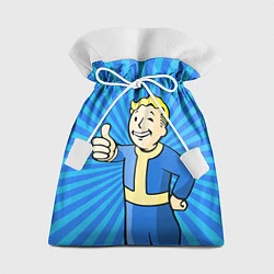 Мешок для подарков Fallout Blue, цвет: 3D-принт