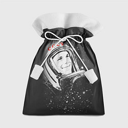 Мешок для подарков Гагарин в космосе, цвет: 3D-принт