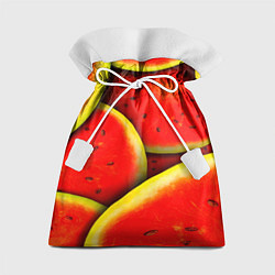 Мешок для подарков Арбуз, цвет: 3D-принт