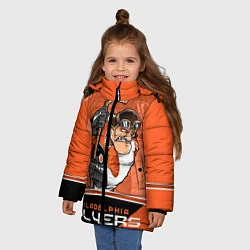 Куртка зимняя для девочки Philadelphia Flyers, цвет: 3D-красный — фото 2