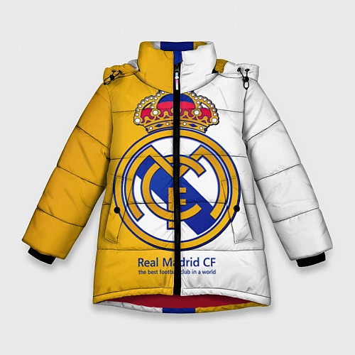 Зимняя куртка для девочки Real Madrid CF / 3D-Красный – фото 1
