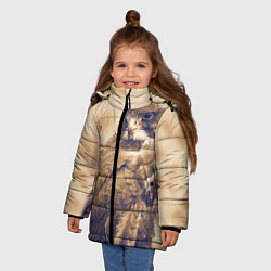Куртка зимняя для девочки Сокол Sollievo, цвет: 3D-черный — фото 2