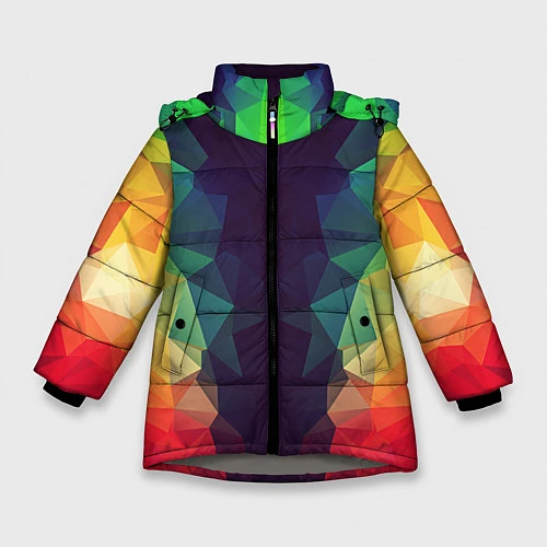 Зимняя куртка для девочки Grazy Poly VPPDGryphon / 3D-Светло-серый – фото 1