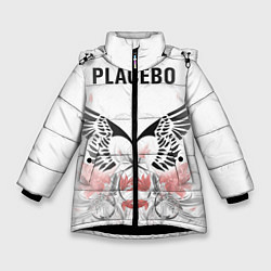 Куртка зимняя для девочки Placebo, цвет: 3D-черный