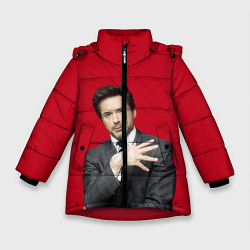 Зимняя куртка для девочки Дауни младший / 3D-Красный – фото 1