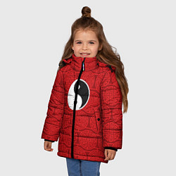 Куртка зимняя для девочки Yin Yang, цвет: 3D-черный — фото 2