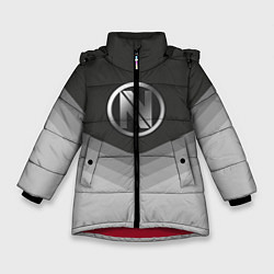 Куртка зимняя для девочки EnVyUs Uniform, цвет: 3D-красный