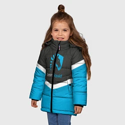 Куртка зимняя для девочки Team Liquid Uniform, цвет: 3D-черный — фото 2