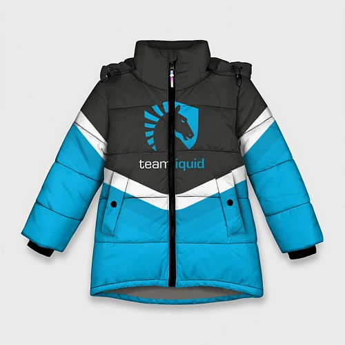 Зимняя куртка для девочки Team Liquid Uniform / 3D-Светло-серый – фото 1