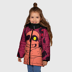 Куртка зимняя для девочки Sans Undertale, цвет: 3D-красный — фото 2