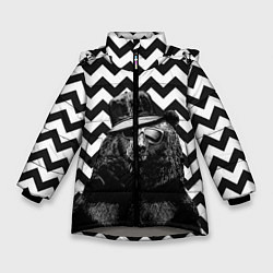 Куртка зимняя для девочки Mr. Bear, цвет: 3D-светло-серый