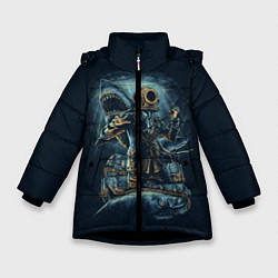 Зимняя куртка для девочки Подводная охота