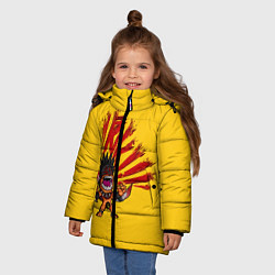 Куртка зимняя для девочки Bloodseeker: Riki, цвет: 3D-красный — фото 2