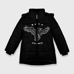 Куртка зимняя для девочки BMTH: Doomed, цвет: 3D-черный