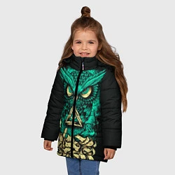 Куртка зимняя для девочки Bring Me The Horizon: Owl, цвет: 3D-красный — фото 2