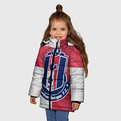 Куртка зимняя для девочки Tottenham Hotspur FC, цвет: 3D-светло-серый — фото 2