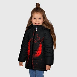 Куртка зимняя для девочки Zombie Rock, цвет: 3D-черный — фото 2