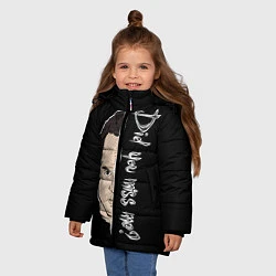 Куртка зимняя для девочки Did you miss me?, цвет: 3D-черный — фото 2