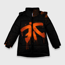 Куртка зимняя для девочки Fnatic: Black collection, цвет: 3D-черный