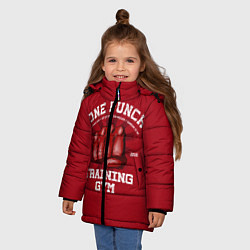 Куртка зимняя для девочки One Punch Gym, цвет: 3D-светло-серый — фото 2