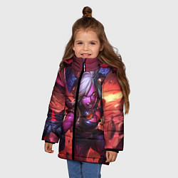 Куртка зимняя для девочки Red Vi, цвет: 3D-черный — фото 2