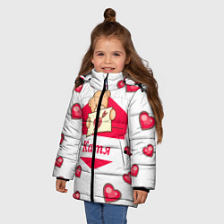 Куртка зимняя для девочки Катя, цвет: 3D-красный — фото 2