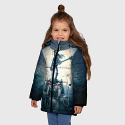 Куртка зимняя для девочки Motorhead Guitarist, цвет: 3D-черный — фото 2