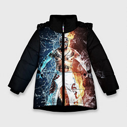 Куртка зимняя для девочки Рей Мистерио, цвет: 3D-черный