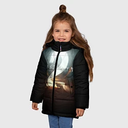 Куртка зимняя для девочки Destiny 2, цвет: 3D-черный — фото 2