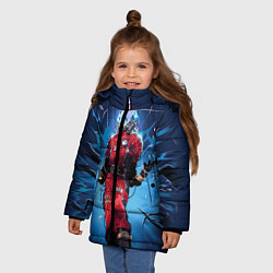 Куртка зимняя для девочки Prey 4, цвет: 3D-черный — фото 2