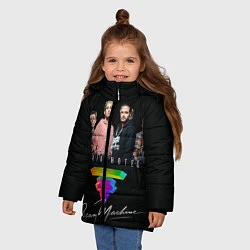 Куртка зимняя для девочки Tokio Hotel: Dream Band, цвет: 3D-черный — фото 2