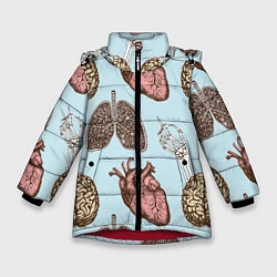 Зимняя куртка для девочки Органы