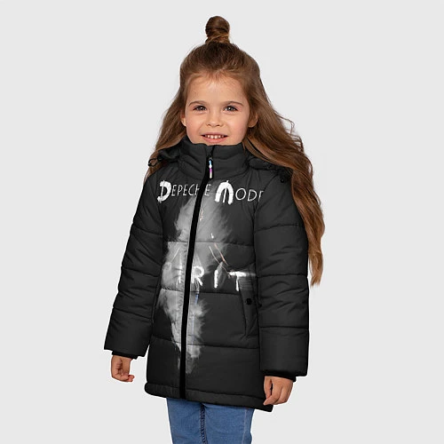 Зимняя куртка для девочки DM: Spirit / 3D-Светло-серый – фото 3