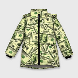 Куртка зимняя для девочки Benjamin Franklin, цвет: 3D-светло-серый
