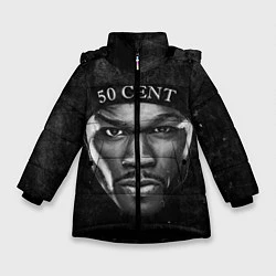 Зимняя куртка для девочки 50 cent: black style