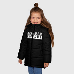Куртка зимняя для девочки DeadBoy, цвет: 3D-черный — фото 2
