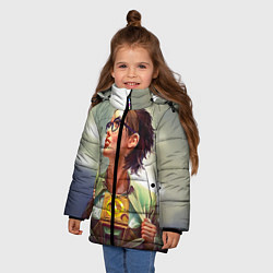 Куртка зимняя для девочки HL: Alyx Vance, цвет: 3D-красный — фото 2
