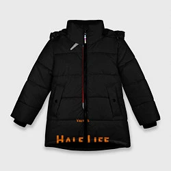 Куртка зимняя для девочки Half-Life: Valve's, цвет: 3D-черный