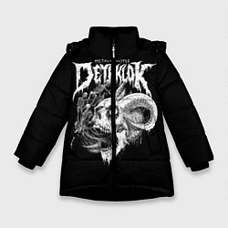 Зимняя куртка для девочки Dethklok: Goat Skull