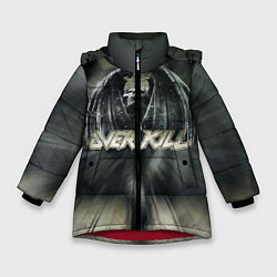 Куртка зимняя для девочки Overkill: Death Angel, цвет: 3D-красный