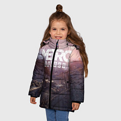 Куртка зимняя для девочки Metro Exodus, цвет: 3D-светло-серый — фото 2