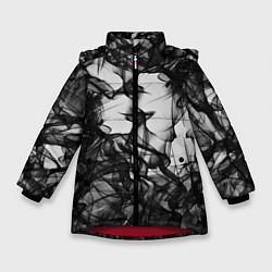 Куртка зимняя для девочки Smoke, цвет: 3D-красный