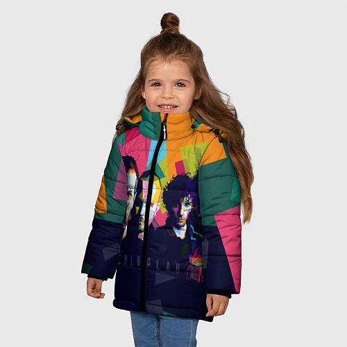 Зимняя куртка для девочки Coldplay / 3D-Светло-серый – фото 3