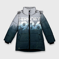 Куртка зимняя для девочки Чернобыль 1986, цвет: 3D-черный
