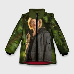 Куртка зимняя для девочки Джоди Уиттакер, цвет: 3D-красный