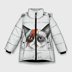 Зимняя куртка для девочки David Bowie: Grumpy cat